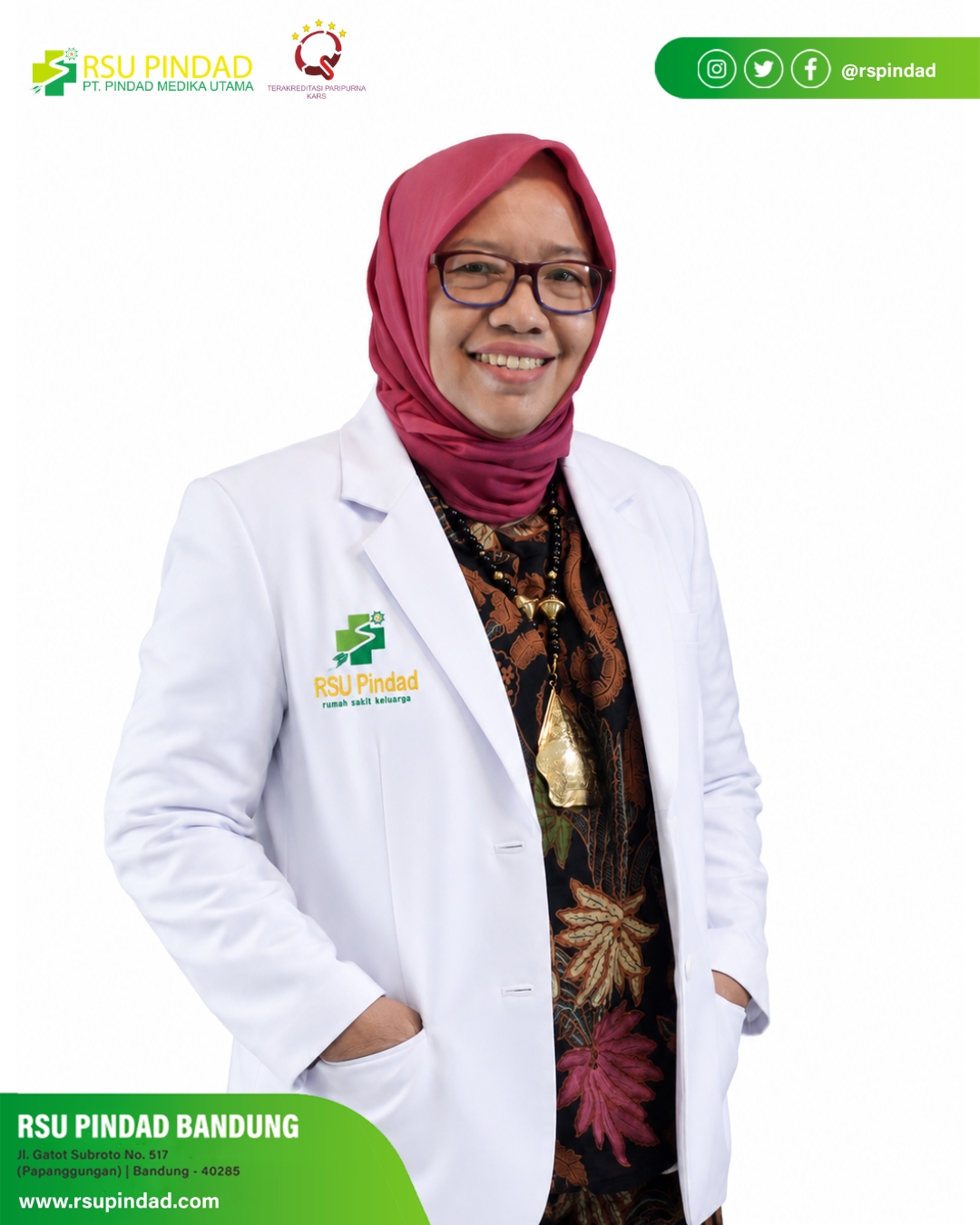 Liza Nursanty, Dr., SpB, M.Kes, FInaCS